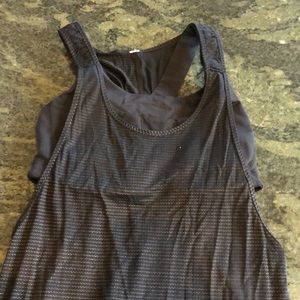 Lululemon shirt with bra